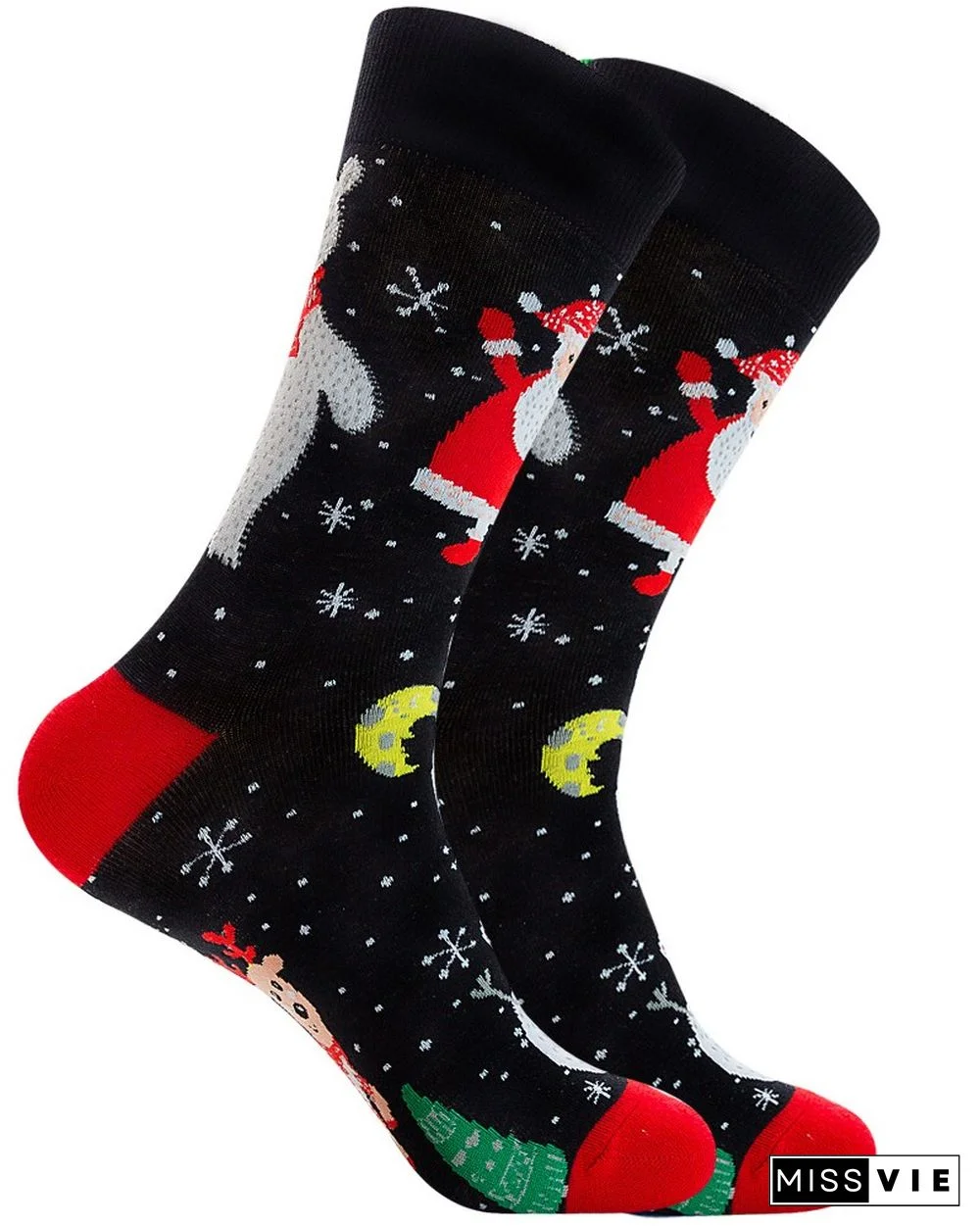 Christmas Mixed Print Men Socks