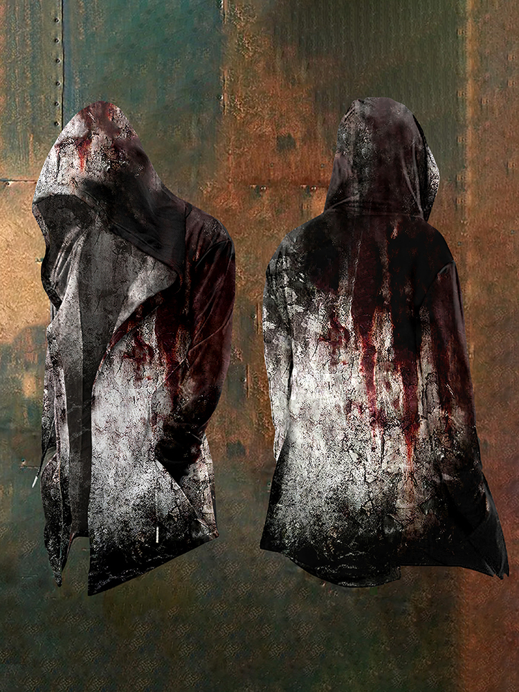 Men's Spooky Halloween Blood Stains Art Hooded Jacket / Rvogue / Rvogue