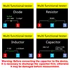 Transistor Tester with TFT Display Diode Triode Capacitance Meter LCR ESR Meter for Diode Triode Capacitor Resistor Transistor