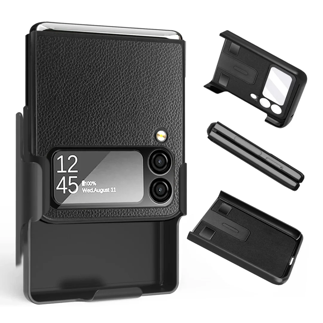 Applicable To Samsung Z-flip3/Zflip4 Back Clip Mobile Phone Case