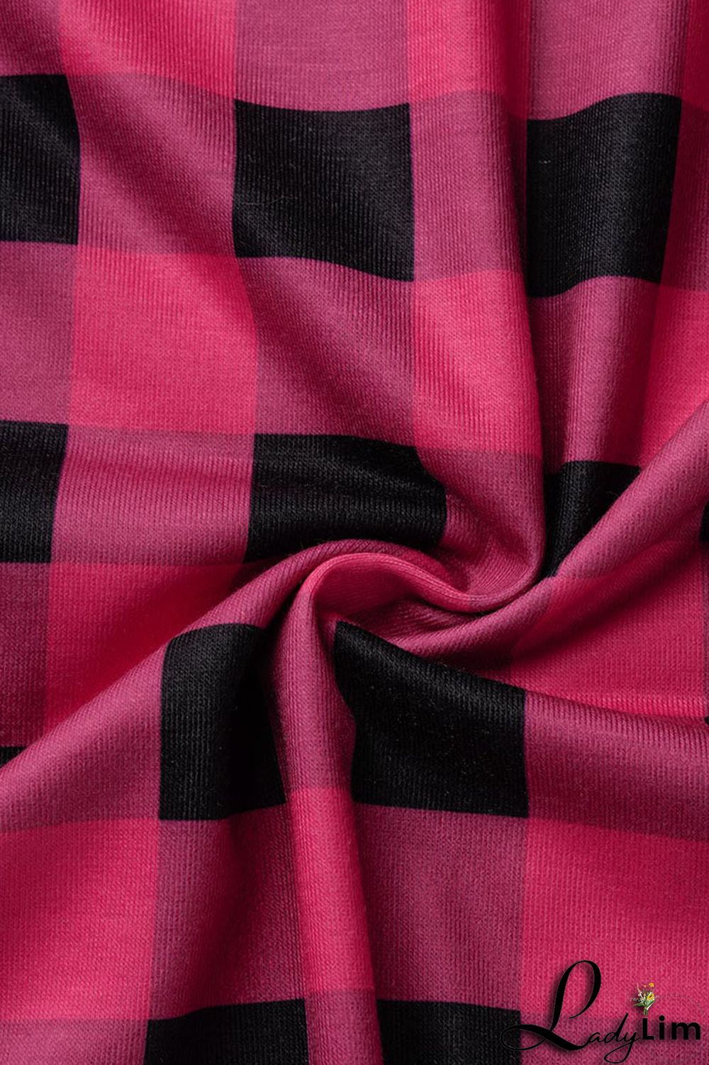 Black Casual Plaid Print Zipper Collar Straight Plus Size Dresses