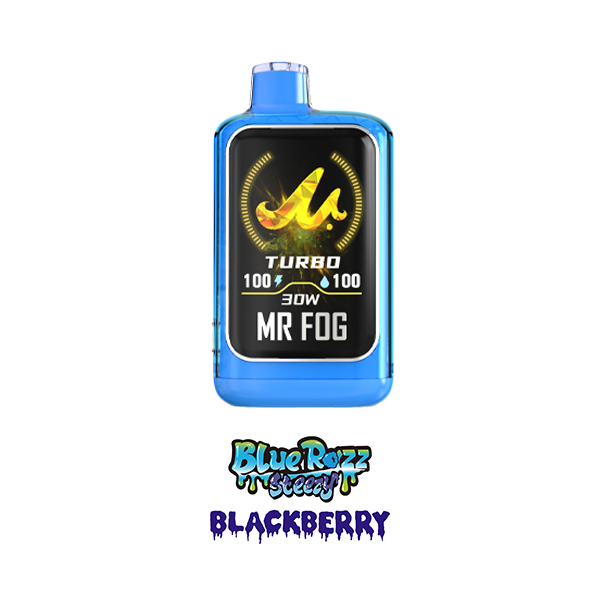 MR FOG NOVA BLUE RAZZ STEEZY BLACKBERRY