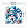 Gnome-Partial 11CT Stamped Cross Stitch Bead Embroidery 36*36cm tapestrymarket