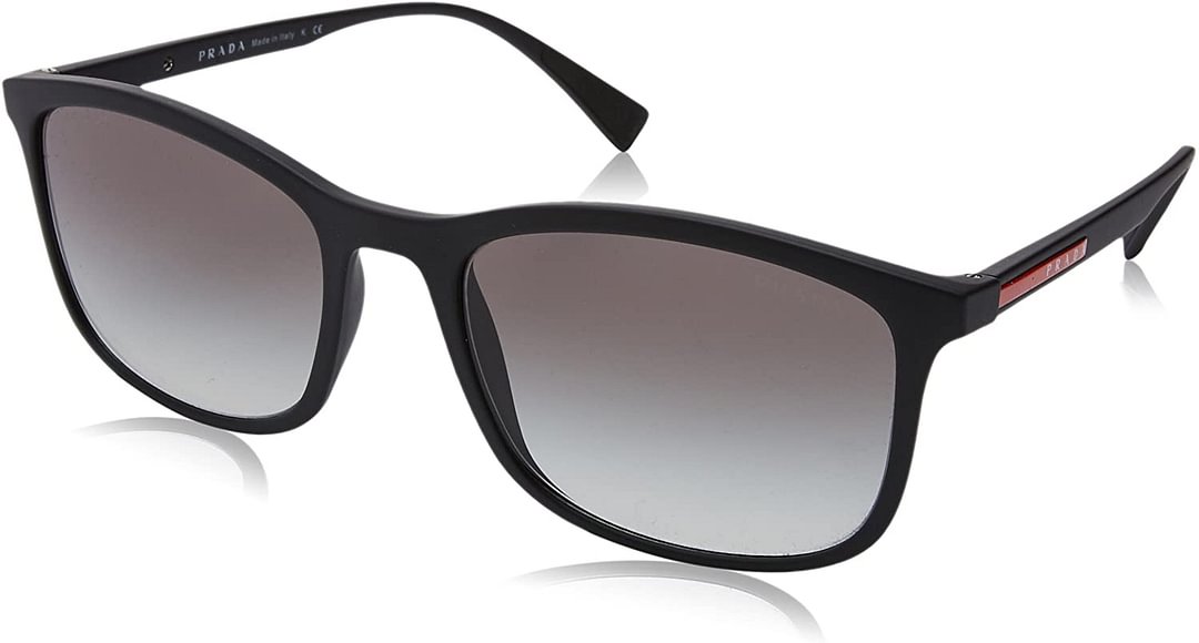 Sport Black Rubber Rectangle Sunglasses Lens Categor