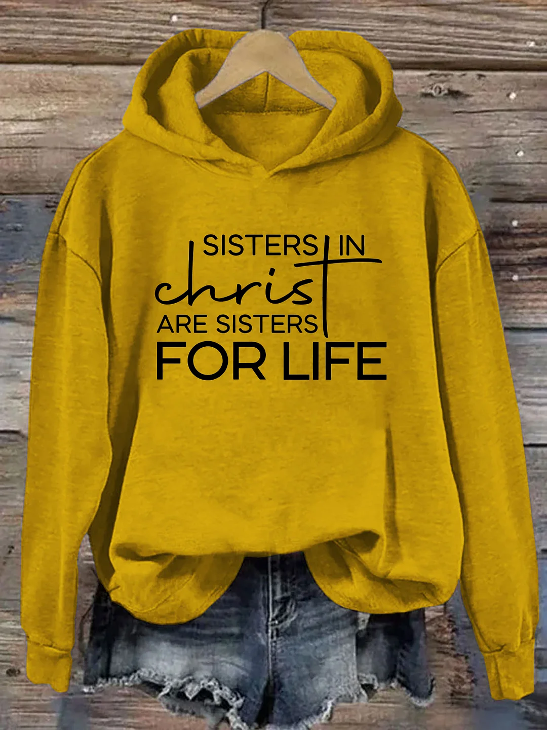 Sisters In Christ Are For Life Hoodie