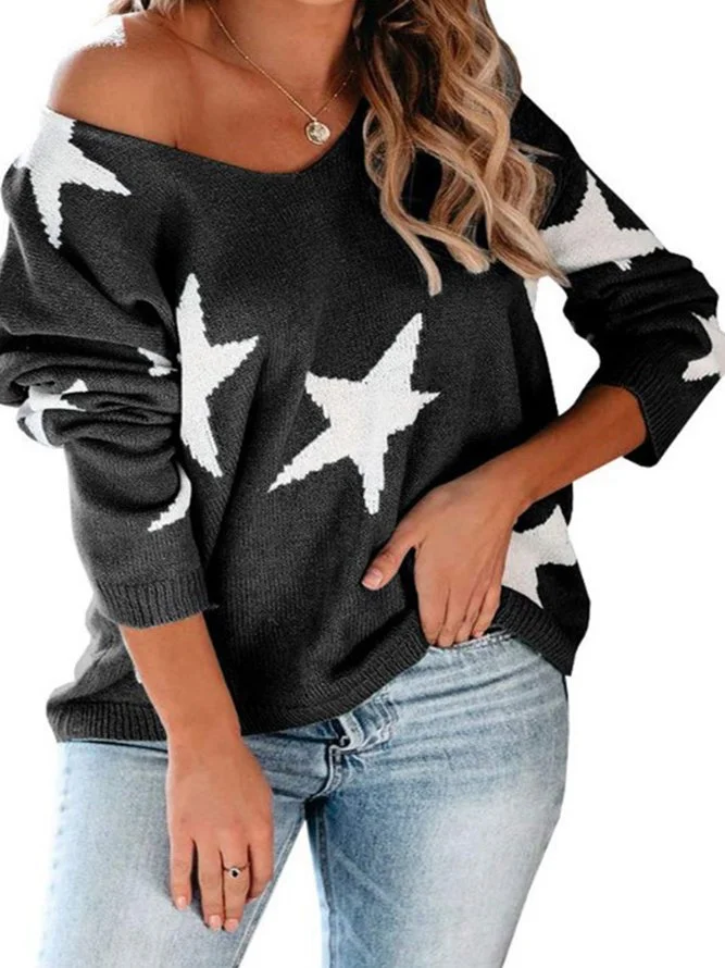 Casual Star Vintage Sweater