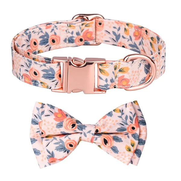 Flower Dog Collar & Leash
