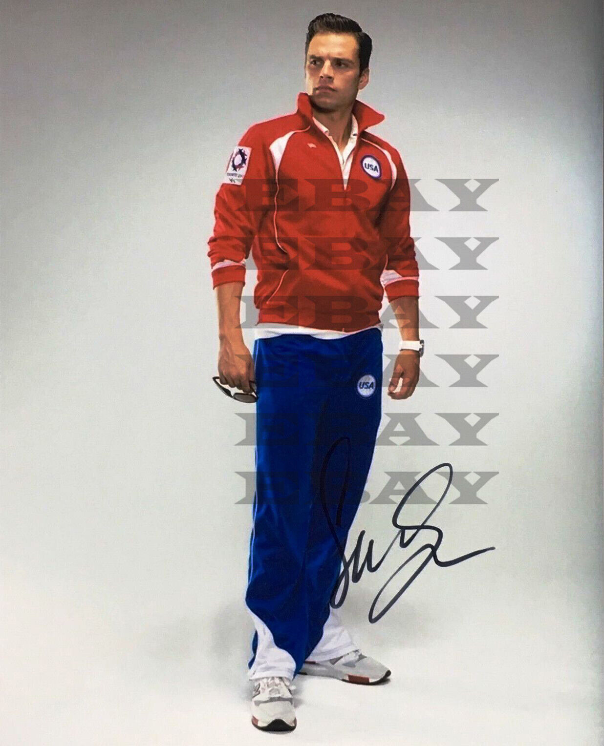 SEBASTIAN STAN Captain America Autographed Signed 8x10 Photo Poster painting Reprint