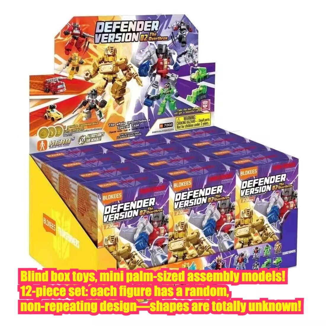 Blokees DEFENDER Ver 2 Assemble model For Transformers toys action figure 12in1