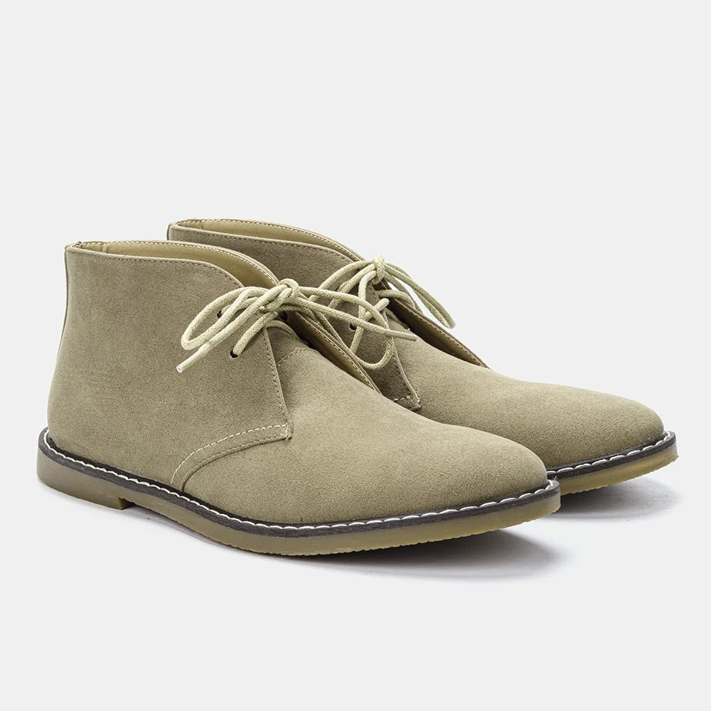 Men's Suede  Desert boots high quality American Style Casual Ankle boots Handmade Shoes for men #KD683