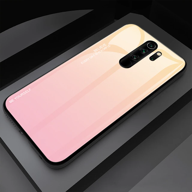 Gradient Tempered Glass Case - For Xiaomi Redmi