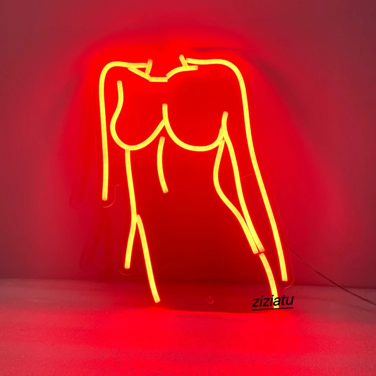 Sexy Neon Sign Female Body Led Sign Woman Body Sign Sexy Wall Decor Bar Led Sign