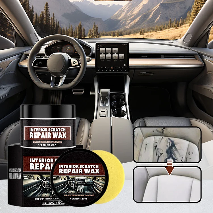 🔥New Hot Selling❤️‍🔥 Car Interior Scratch Care Polishing Wax