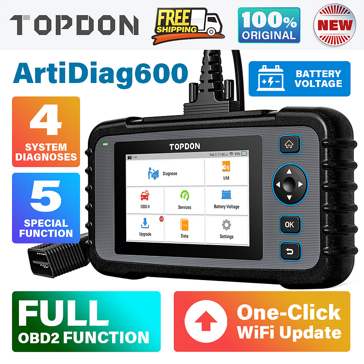 TOPDON ArtiDiag Pro Car Diagnostic Scan Tool, Online-Coding & OE