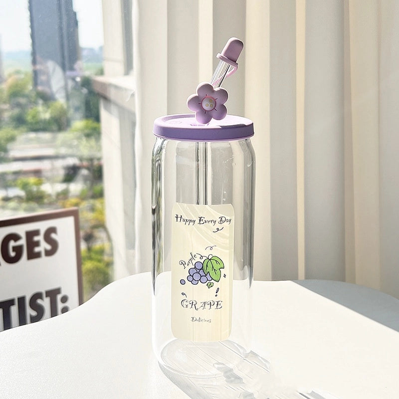 Casual Elegant Flower High Borosilicate Glass Glass 1 Piece