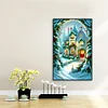 (40*60cm)Christmas House - Full Round Drill Diamond Painting