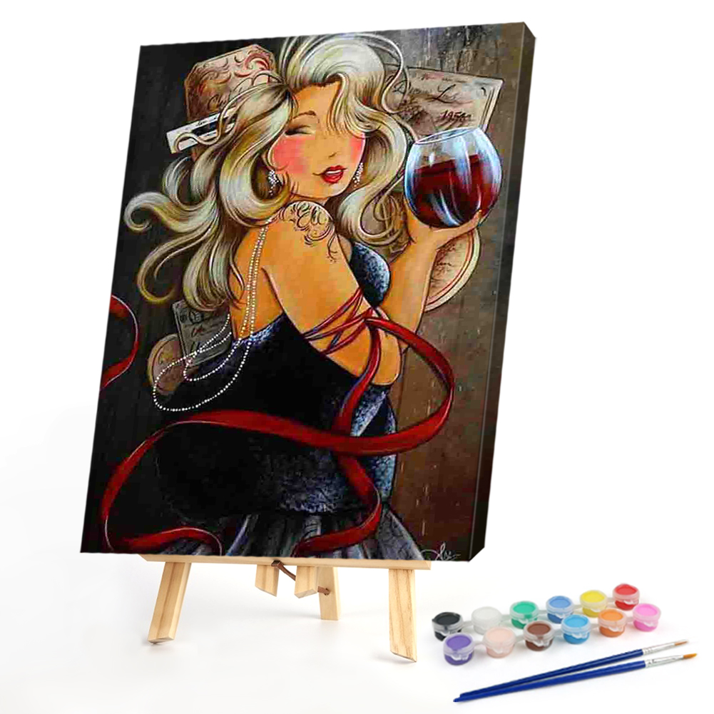 

40*50CM - Paint By Numbers - Fat Lady, 501 Original