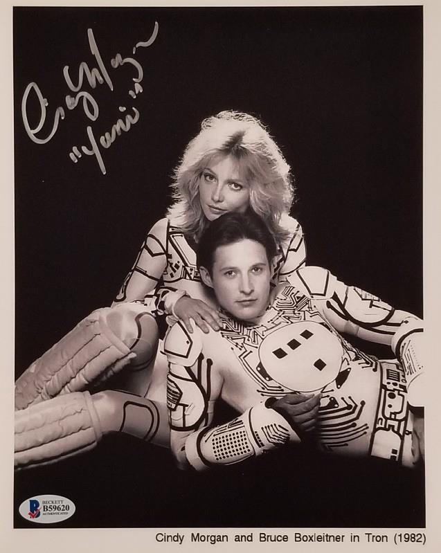 CINDY MORGAN Signed TRON 8x10 Photo Poster painting Yori