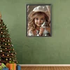 uk.everydayedeals (Limited Stock)Diamond Painting - Full Round - Girl Animal  (30*40cm)