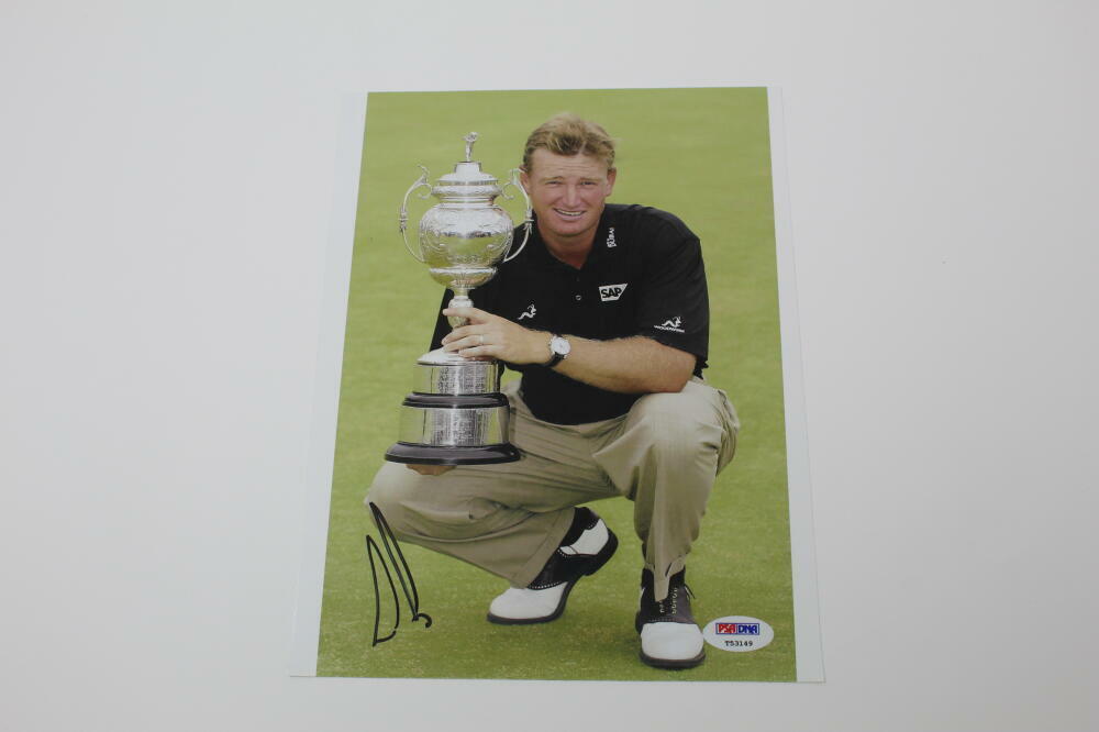 ERNIE ELS SIGNED AUTOGRAPH 8x10 Photo Poster painting - GOLF, BRITISH 02 12 US OPEN CHAMPION PSA