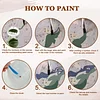 (US Only)Paint By Numbers Kit On Canvas DIY Oil Art Girl Picture Home Wall Decor40x40cm