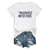 Married Into New England Patriots Tee
