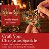 9pcs DIY Double-Sided Rhinestone Acrylic Diamond Painting Christmas Tree Pendant(Christmas animals)