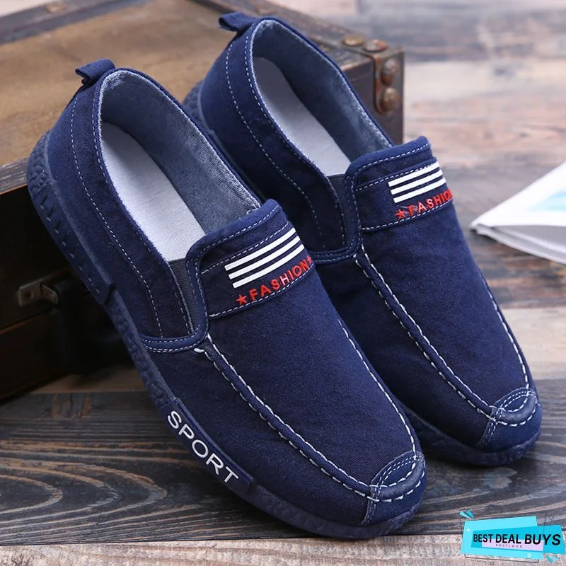 Men Suede Leather Loafers Driving Moccasins Casual Flats Shoes