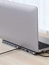 14 in 1 USB C Hub with 4K HDMI-Compatible VGA Ethernet 100W PD SD/TF Audio