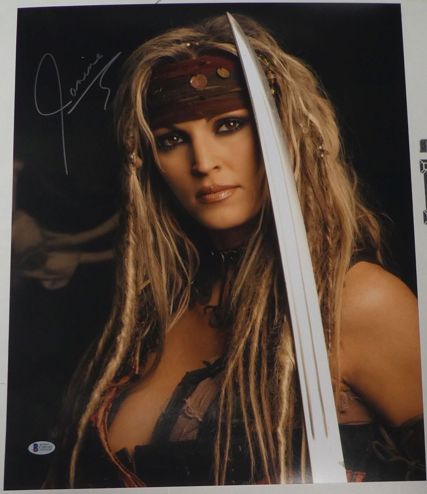 Janine Lindemulder Signed 16x20 Photo Poster painting BAS COA Pirates XXX Porn Picture Autograph