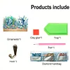 (US Local)Marine Animal DIY Diamond Painting Hanging Hook No Hole Punching Wall Decoration