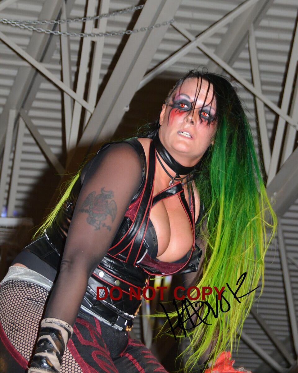 Impact Wrestling - Jessicka Havok - Autograph 8x10 Photo Poster painting (TNA - WOW) Reprint