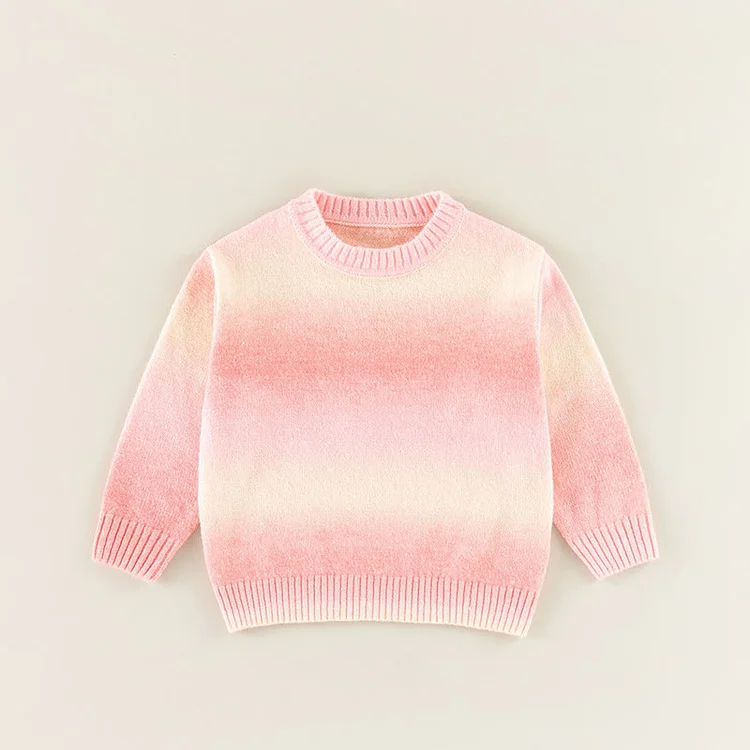 Toddler Loose Gradient Knitted Sweater