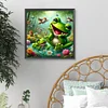 (40*40cm)Frog Sparrow - Full Round Drill Diamond Painting