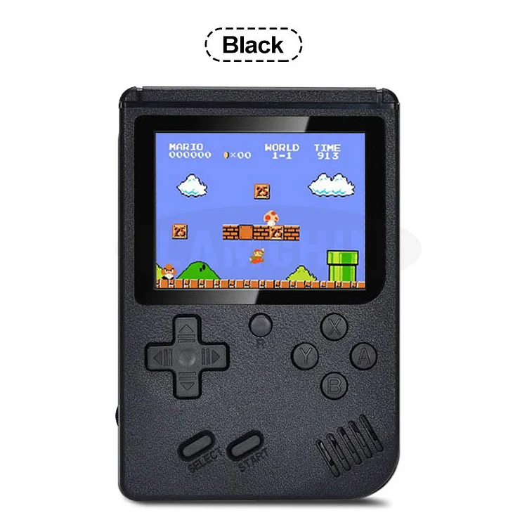 JOURNALSAY 3 inch Handheld Game Consoles 400 IN 1 Retro Video Game Console 8 Bit Game Player