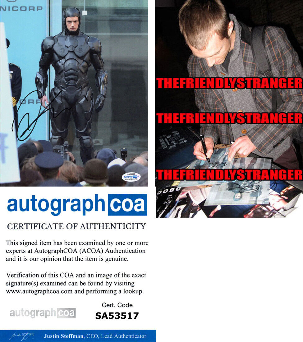 JOEL KINNAMAN signed Autographed ROBOCOP