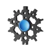 23 in 1 EDC Fingertip Gyroscope Multi-Function Snowflake Wrench Household Repair Tool Rotating Plum Blossom Cross Decompression Toy