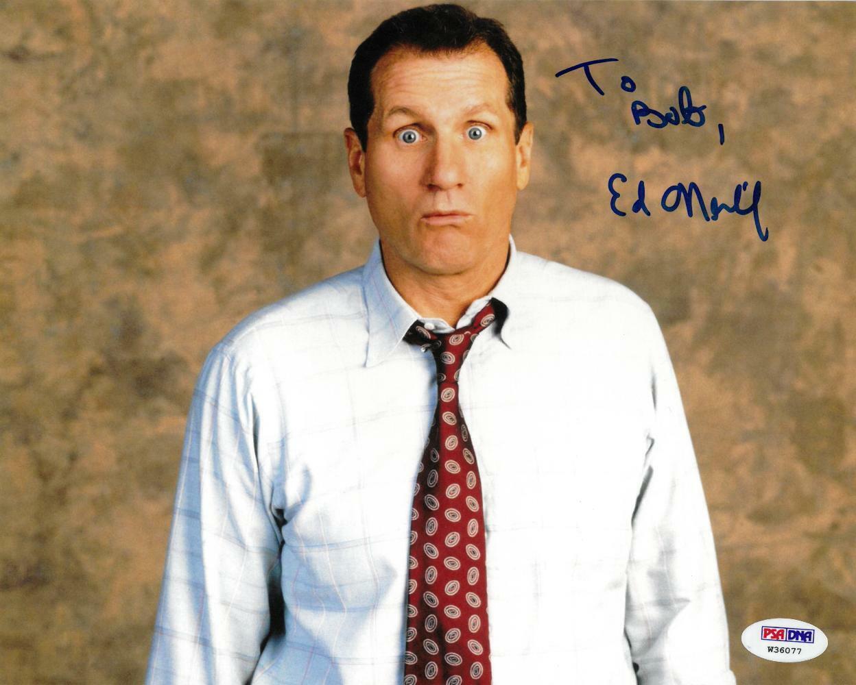 Ed O'Neill Signed Married With Children Autographed 8x10 Photo Poster painting PSA/DNA #W36077