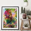 Diamond Painting -5D Full Round Drill Color Panther Animal