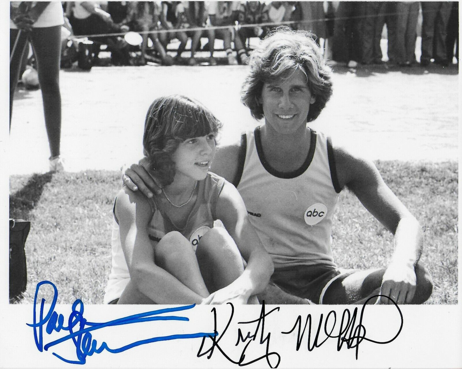 Parker Stevenson Kristy McNichol Original Autographed 8X10 Photo Poster painting