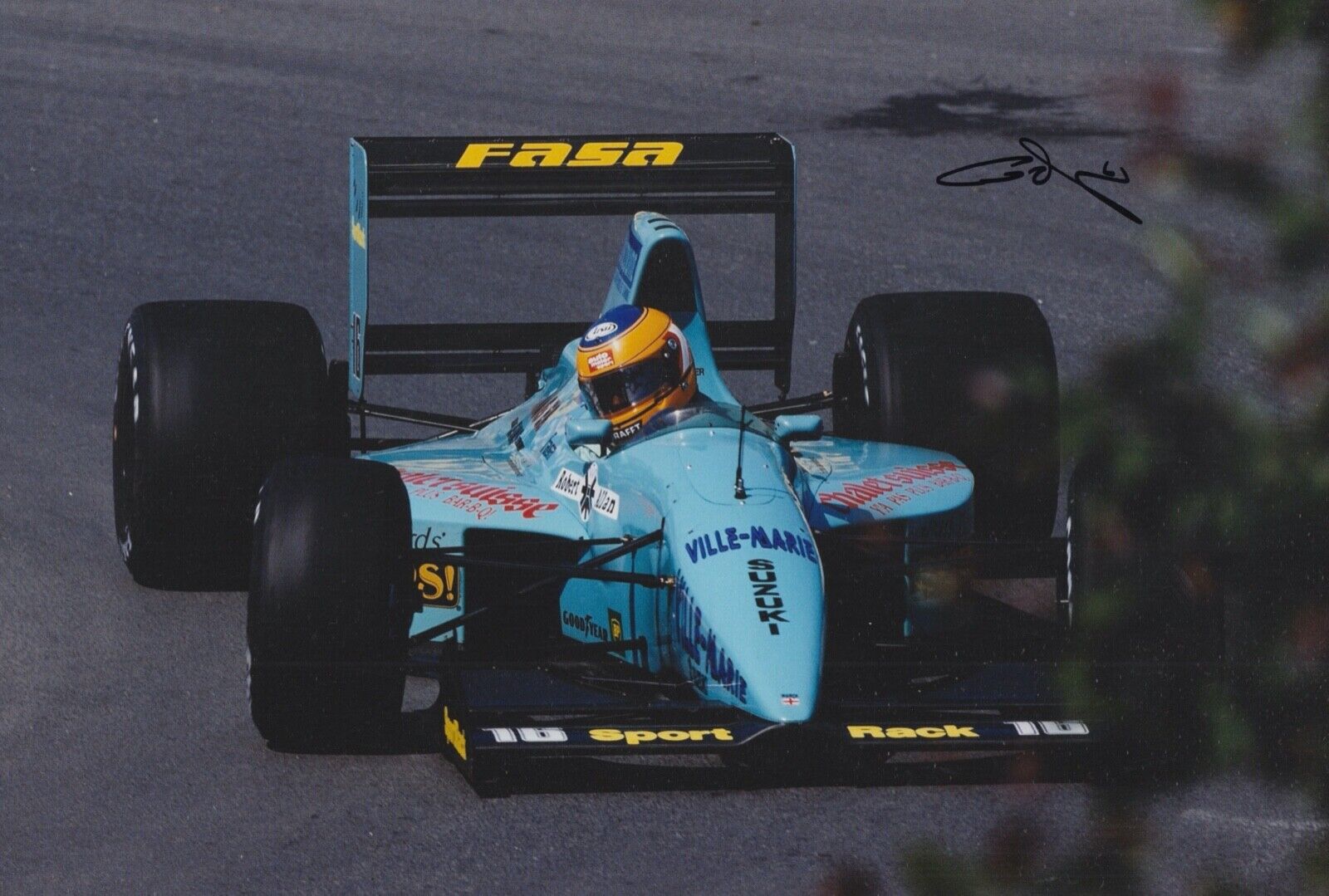 Karl Wendlinger Hand Signed 12x8 Photo Poster painting F1 Autograph March F1