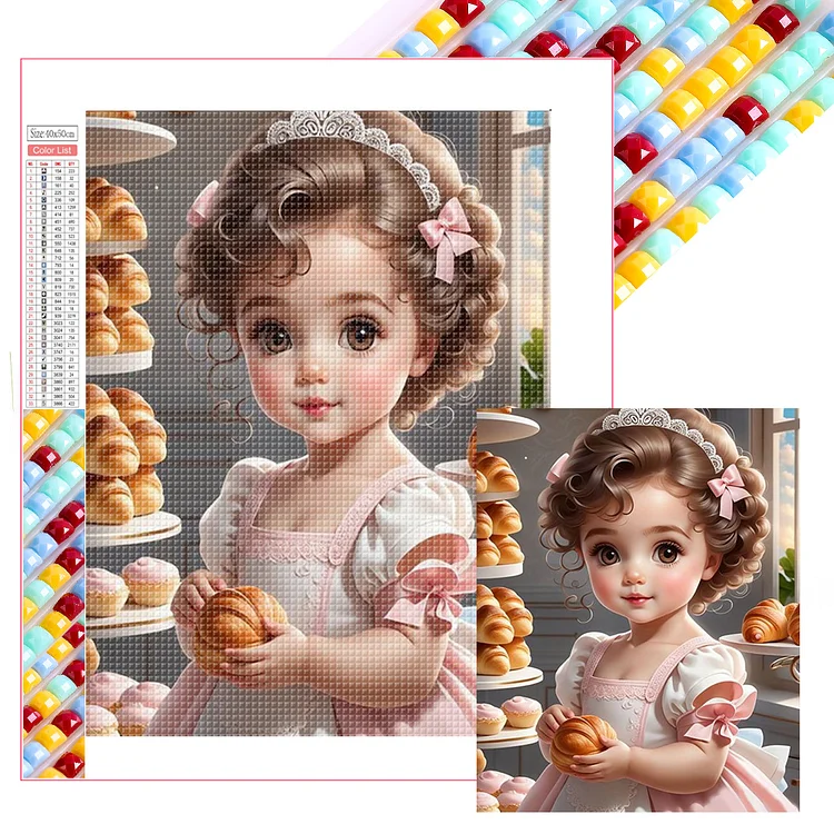 Little Girl - Full Square Drill Diamond Painting - 40*50CM(Picture)
