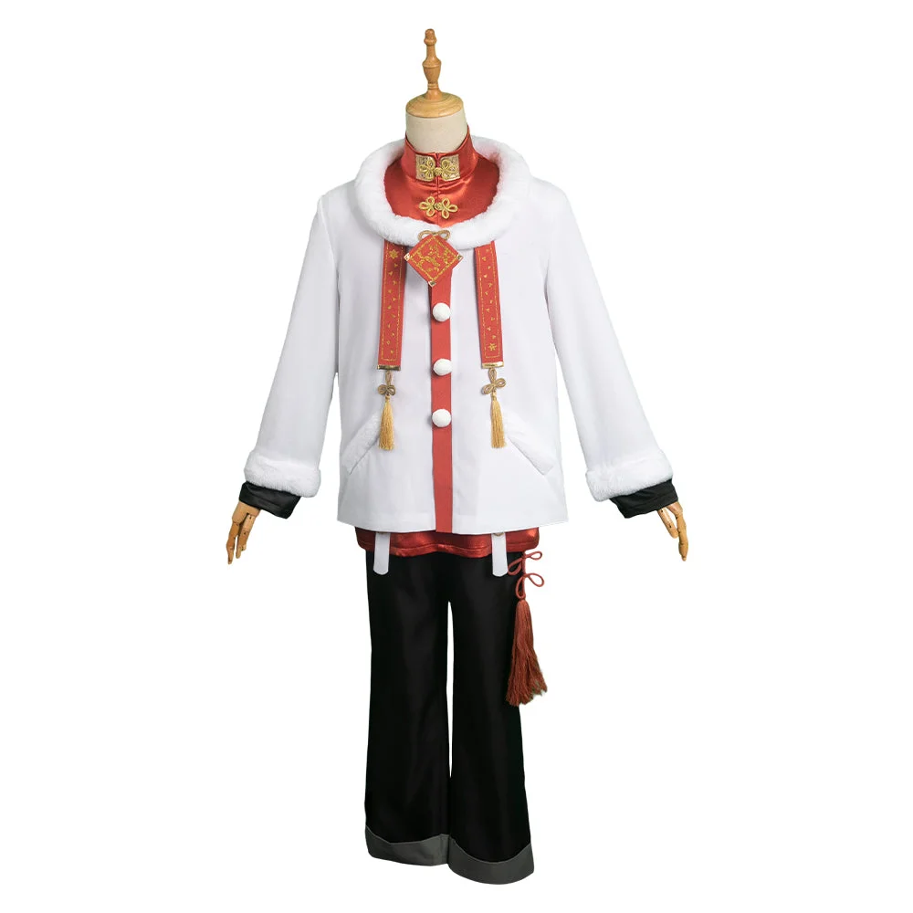 Game Fate/Grand Order Fujimaru Ritsuka White Coat Set Outfits Cosplay Costume Suit