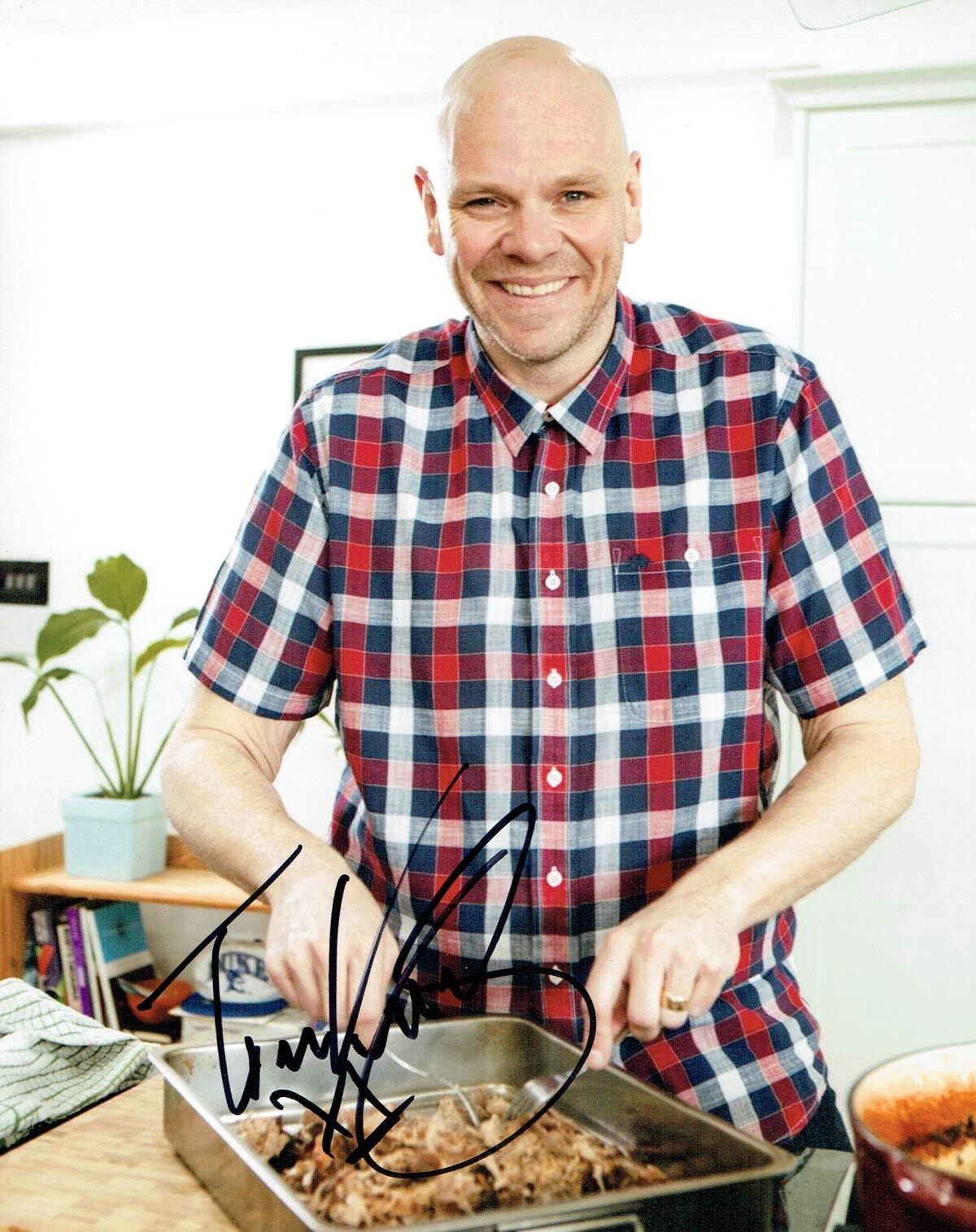 Tom KERRIDGE TV Celebrity Chef SIGNED Autograph 10x8 Photo Poster painting 1 AFTAL COA