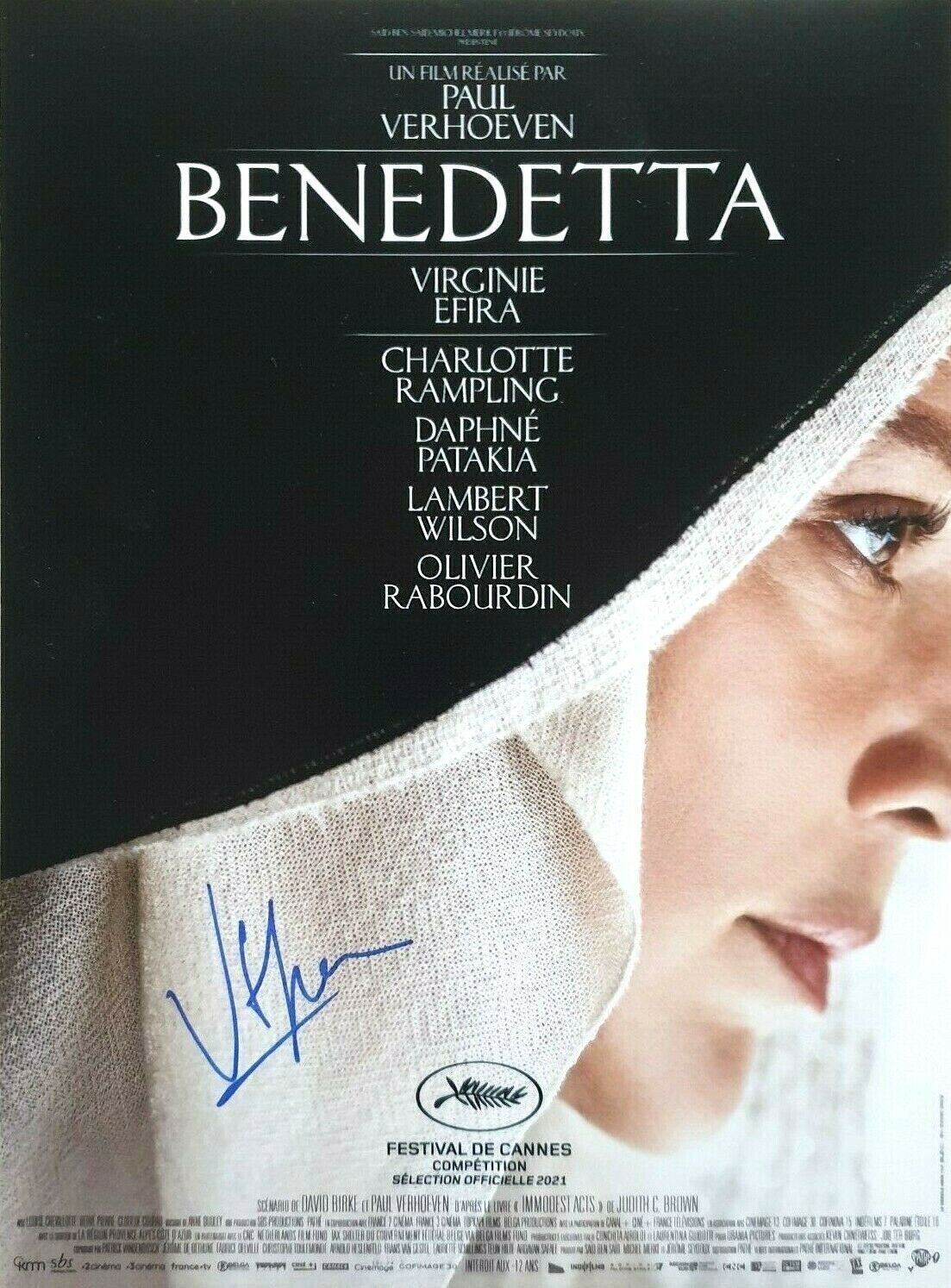 VIRGINIE EFIRA In-Person Signed Autographed Photo Poster painting BENEDETTA Mini Poster RACC COA