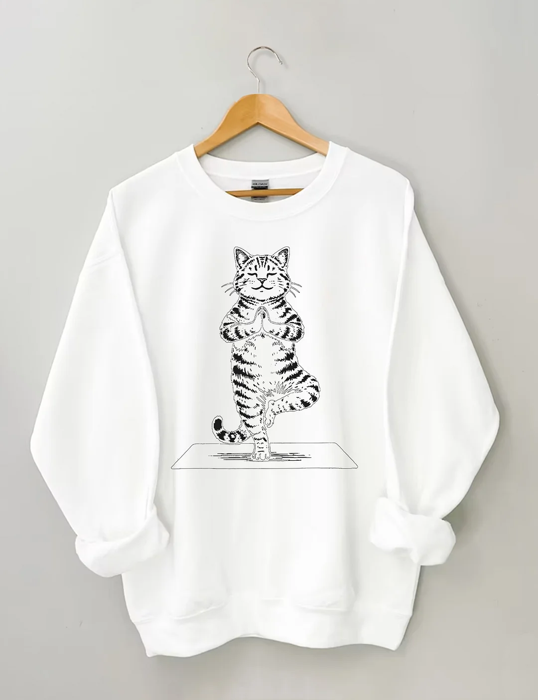 Meditation Yoga Cat Sweatshirt