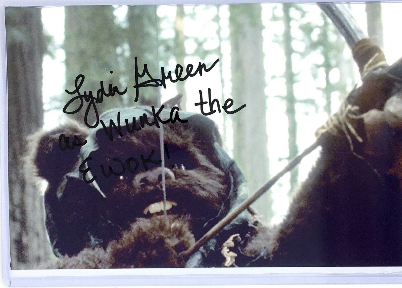 Lydia Green Signed 4x6 Photo Poster painting Star Wars Wunka The Ewok Autograph Auto