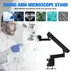 [US Local Warehouse] Aluminum Alloy Stand Holder Adjusted Up and Down for Binocular Stereo Microscope