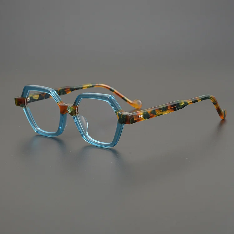 Designer Acetate Glasses Frame Fashional Irregular Shape Myopic Glasses Frame Prescripition