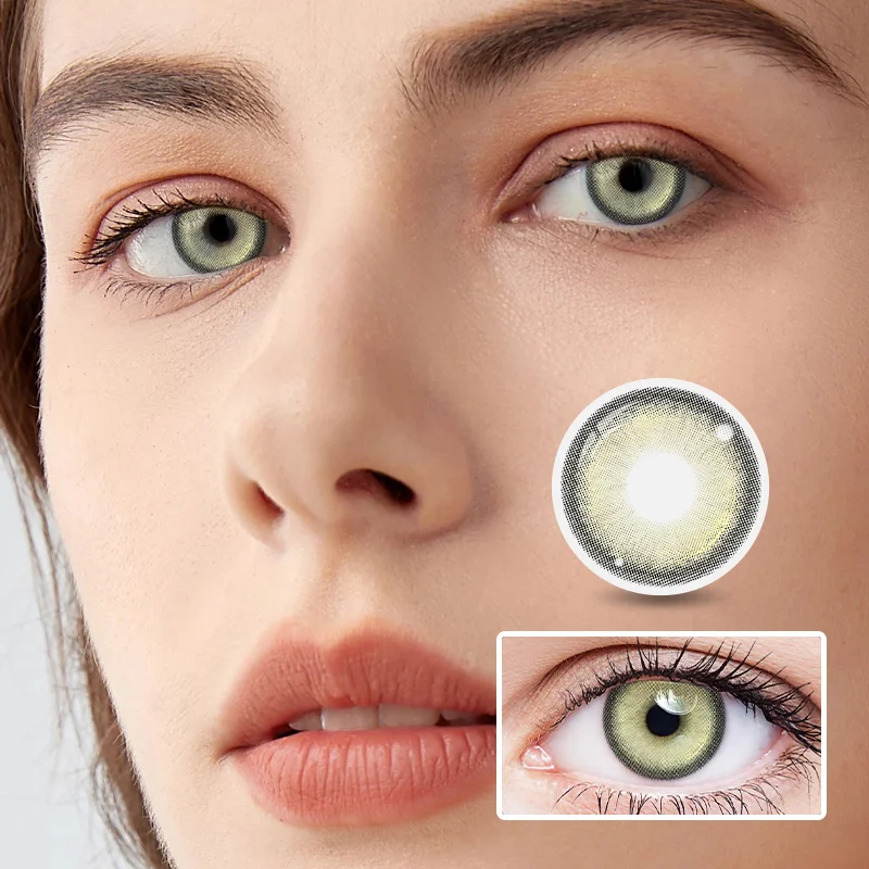 NEBULALENS Salty Egg Yolk Pie Yearly Prescription Colored Contacts NEBULALENS